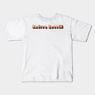 retro vintage Andrea Bocelli Kids T-Shirt